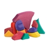 Set de 12 blocs multicolores dans une boîte aux couleurs de l'automne.